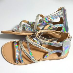 Girls Gladiator Sandals Size 5